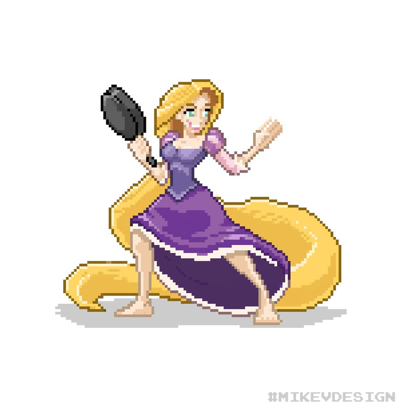 Illustration for article titled If Disney Princesses Were Old-School Street Fighter Characters...